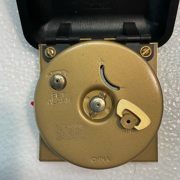 Equity Mid Century Functional Travel Alarm Clock EUC, Unique Tchotchke Display! - Picture 7 of 8